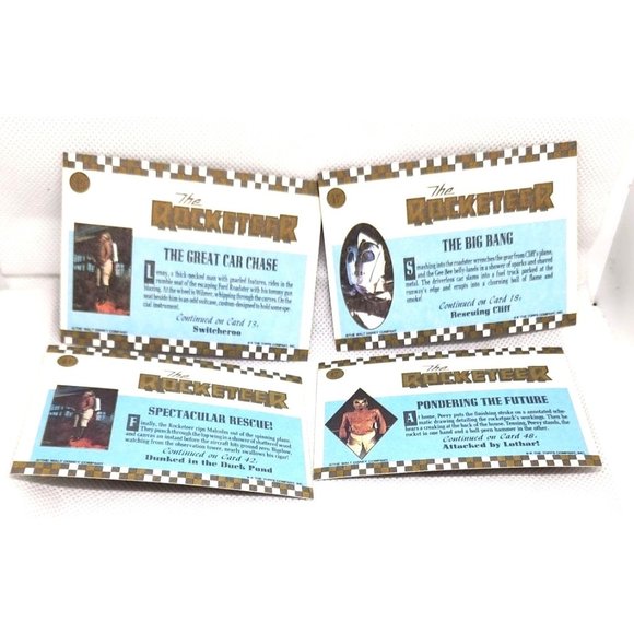 The Rocketeer Vintage Trading Card Bundle - The Great Car Chase, The Big Bang, S - Picture 2 of 16